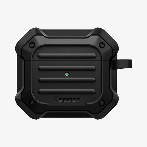 ASD00537 - Apple AirPods Pro Case Tough Armor in black showing the front